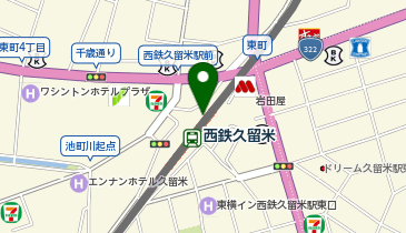 おしゃれ工房 レイリア久留米店の地図画像