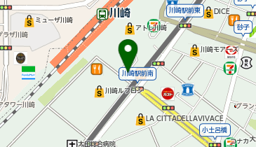 おしゃれ工房 川崎アゼリア店の地図画像