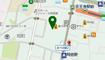 おしゃれ工房 あべのキューズモール店の地図画像