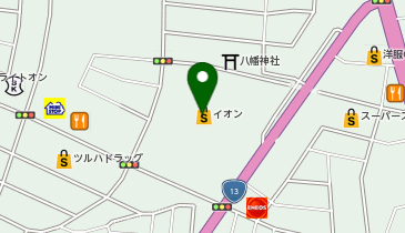 おしゃれ工房 イオン福島店の地図画像
