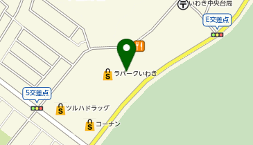 おしゃれ工房 MEGAドン・キホーテ ラパークいわき店の地図画像