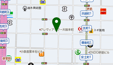 おしゃれ工房 本町店の地図画像