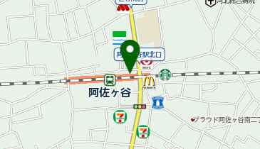おしゃれ工房 ビーンズ阿佐ケ谷店の地図画像