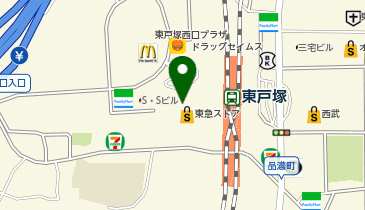 おしゃれ工房 東急モレラ東戸塚店の地図画像