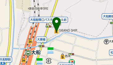 おしゃれ工房 グランシップ大船店の地図画像