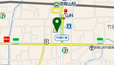 おしゃれ工房  ラクト山科店の地図画像