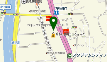 おしゃれ工房 みらい長崎ココウォーク店の地図画像
