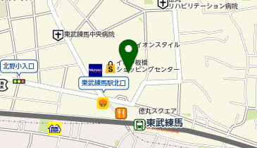 おしゃれ工房 イオン板橋店の地図画像