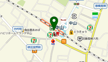 おしゃれ工房  ビーンズ中山店の地図画像