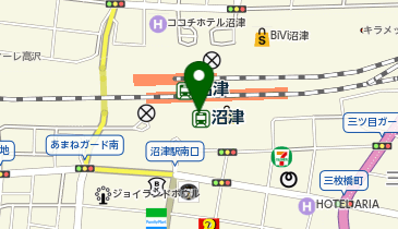 おしゃれ工房 沼津アントレ店の地図画像