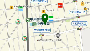 おしゃれ工房 中央林間東急スクエア店の地図画像