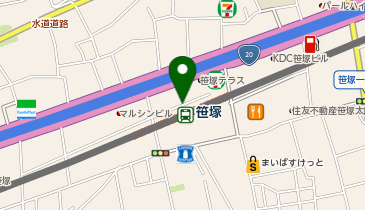 おしゃれ工房 京王クラウン街笹塚の地図画像