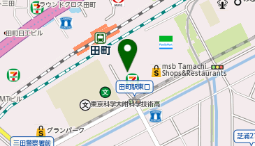 おしゃれ工房 なぎさテラス田町店の地図画像