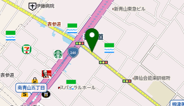 おしゃれ工房 Echika表参道店の地図画像