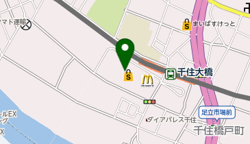 おしゃれ工房 ポンテポルタ千住店の地図画像