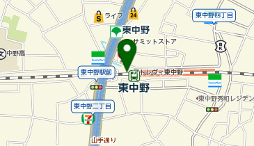 おしゃれ工房 アトレヴィ東中野店の地図画像