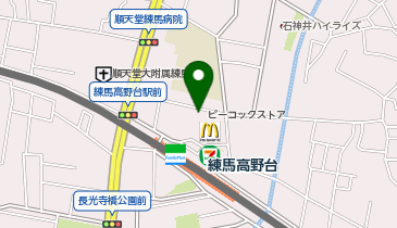 おしゃれ工房 ピーコックストア高野台店の地図画像