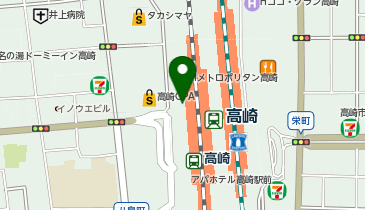 おしゃれ工房 高崎モントレー店の地図画像