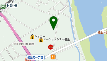おしゃれ工房 ヤオコー桐生店の地図画像