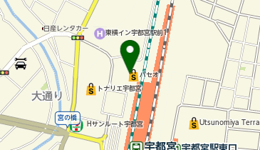 おしゃれ工房 宇都宮パセオ店の地図画像