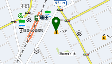 おしゃれ工房 蓮田マイン店の地図画像