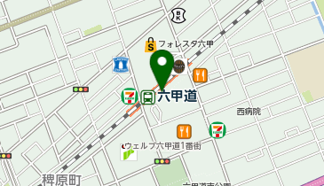 おしゃれ工房 プリコ六甲道店の地図画像