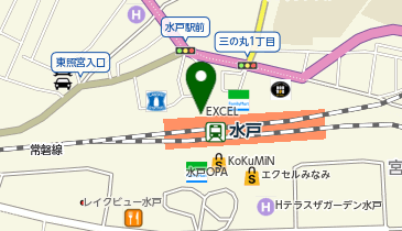 おしゃれ工房 水戸エクセル店の地図画像