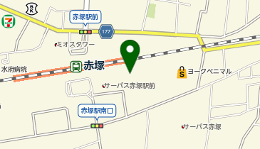 おしゃれ工房 ヨークベニマル赤塚店の地図画像