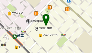 おしゃれ工房 ワカバウォーク店の地図画像