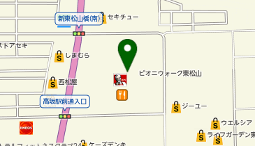 おしゃれ工房 SANWA ピオニウォーク東松山店の地図画像