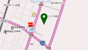 おしゃれ工房 ウニクス秩父店の地図画像