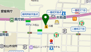 おしゃれ工房 コーダ洋服工房 松山三越店の地図画像