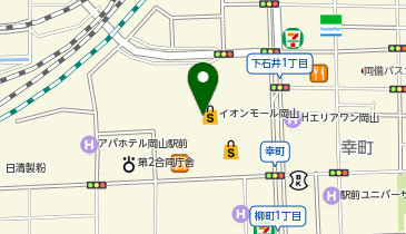 グランドパーク イオンモール岡山店の地図画像