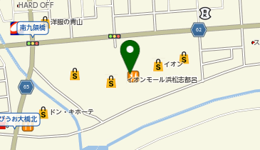 すげ蔵 イオンモール浜松志都呂店の地図画像