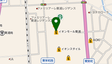 プティマイン イオンモール東浦店の地図画像