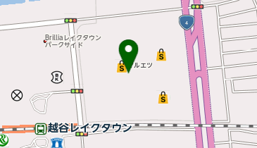 千本松牧場 イオンレイクタウンkaze店の地図画像