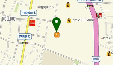 タカキュー イオンモール岡崎店の地図画像