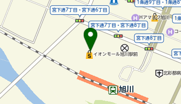 パリスジュリエット イオンモール旭川駅前店の地図画像
