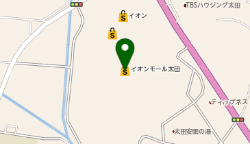 サーティワンアイスクリーム イオンモール太田店の地図画像