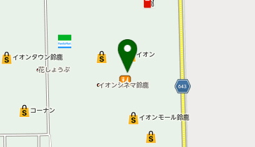 ペトラス イオンモール鈴鹿店の地図画像