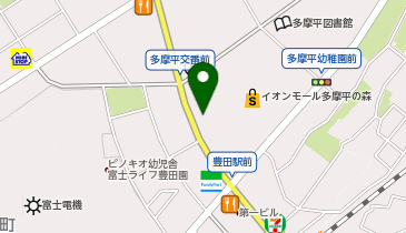 ヘアレブリィゼンコー イオンモール多摩平の森店の地図画像