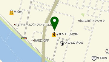 メガスポーツ イオンモール徳島店の地図画像