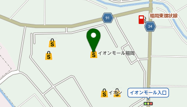 ザ ガレージ クラブ バイ シャフト イオンモール福岡店の地図画像