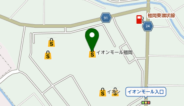 福岡銀行 イオンモール福岡店の地図画像