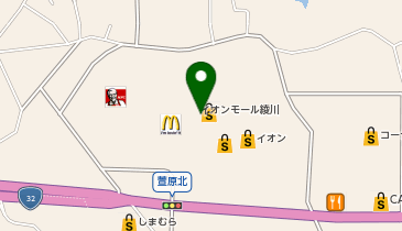 保育サポートひまわり イオンモール綾川店の地図画像