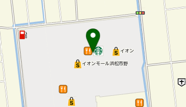 THE BODY SHOP イオンモール浜松市野店の地図画像