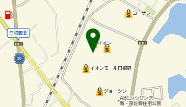ビークイック イオンモール日根野店の地図画像