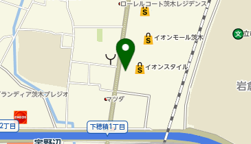 ミルフローラ イオンモール茨木店の地図画像