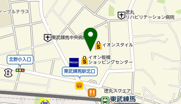 パステルキッチン イオン板橋ショッピングセンター店の地図画像
