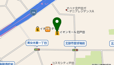 グローバルワーク イオンモール北戸田店の地図画像